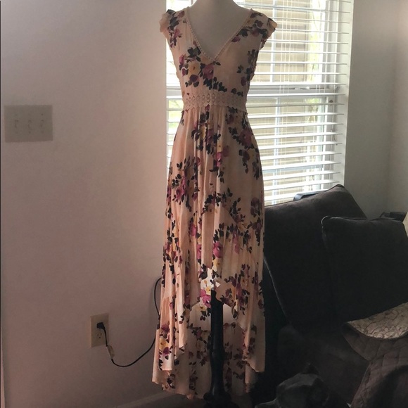 Swept Away floral dress (high-low) - Picture 1 of 9